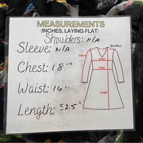 NWT Anthropologie Kasondra Babydoll Maxi Dress 8 Black Floral Asían Print Lace - Picture 6 of 15